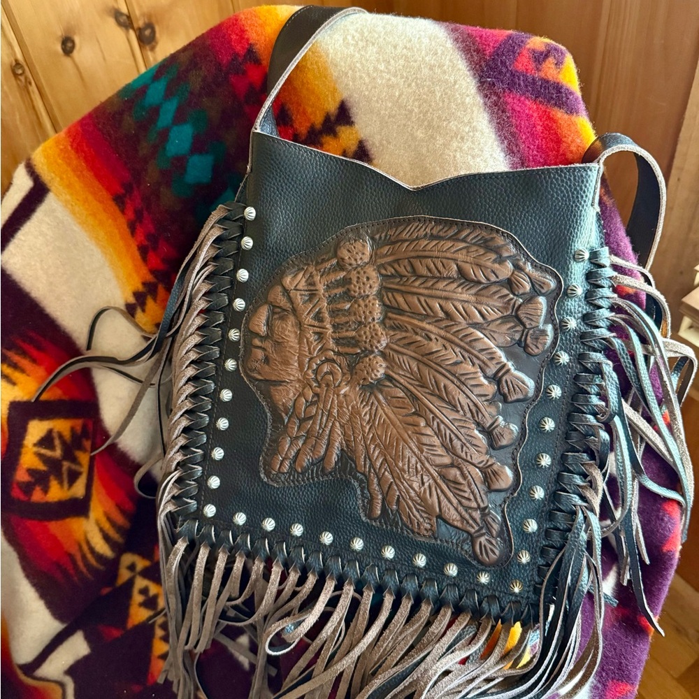 Raviani Brown Leather Crossbody Bag